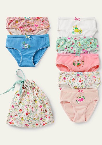 Pants 7 Pack, Multi Fairies from Boden