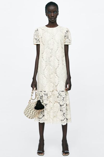 Long Lace Dress from Zara