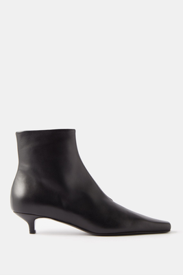The Slim Leather Ankle Boots from Toteme