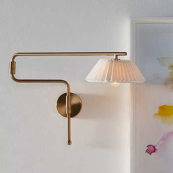 Harriet Pleated Sconce from Anthropologie