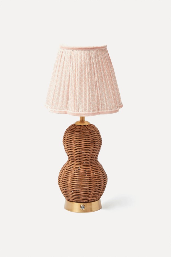 Rattan Bardot Rechargeable Lamp from Mrs. Alice