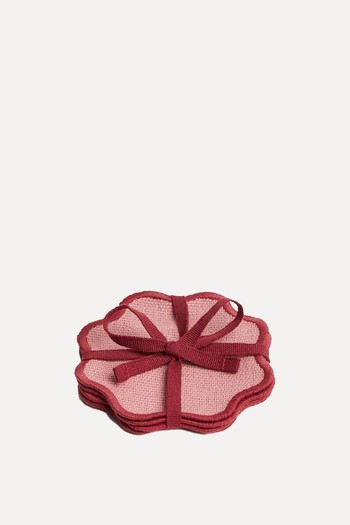 4-Pack Scallop-Edged Coasters from H&M