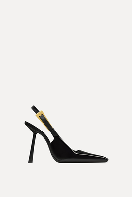 Lee Slingback Pumps In Patent Leather