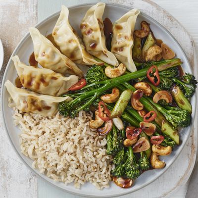 Veg Gyoza Stir Fry