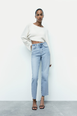 Z1975 High-Rise Straight Jeans from Zara