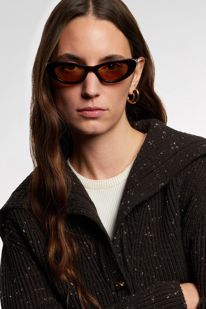 Snap Cat-Eye Sunglasses from Bottega Veneta