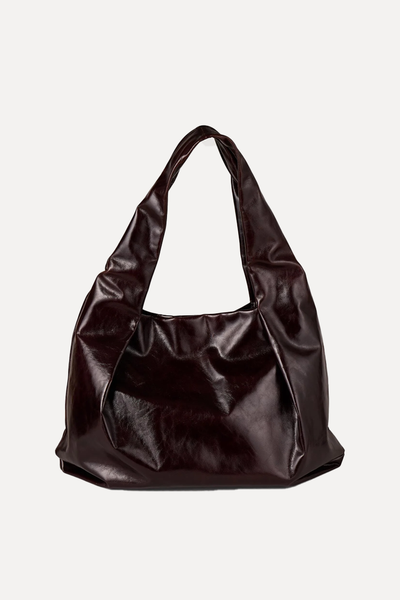 Large Patent Leather Bag from Sandro