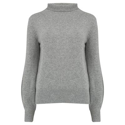 Bishop Sleeve Turtleneck Jumper from Vince