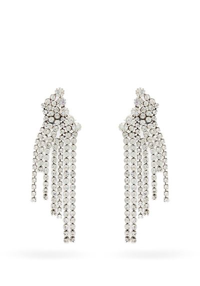 Crystal-Fringed Drop Earrings from Isabel Marant