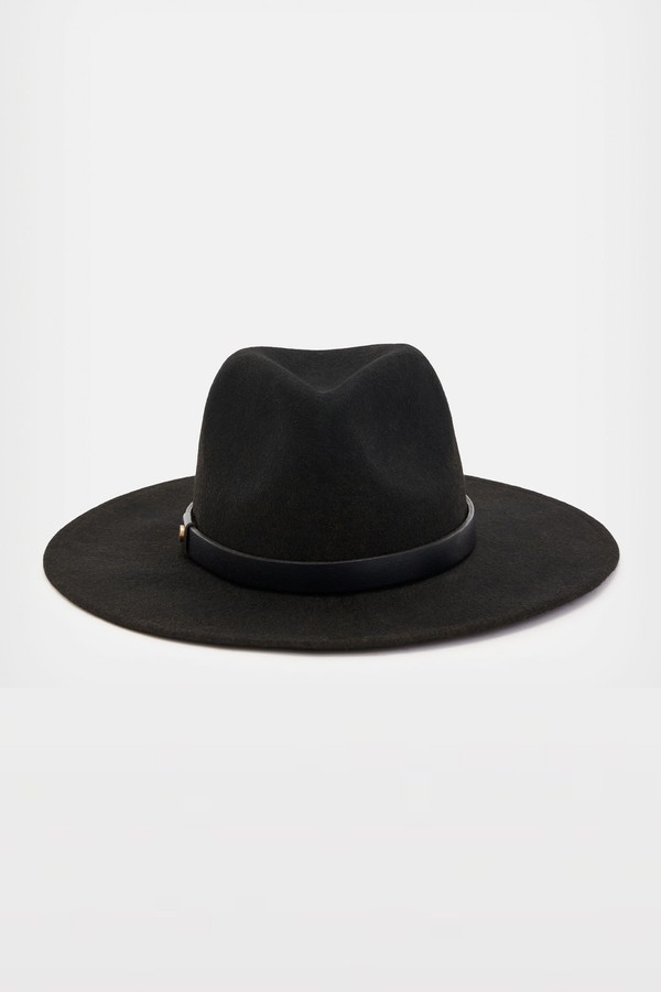 Eva Leopard Wool Fedora from AllSaints