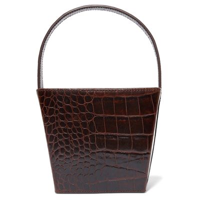 Croc-Effect Bag from Staud