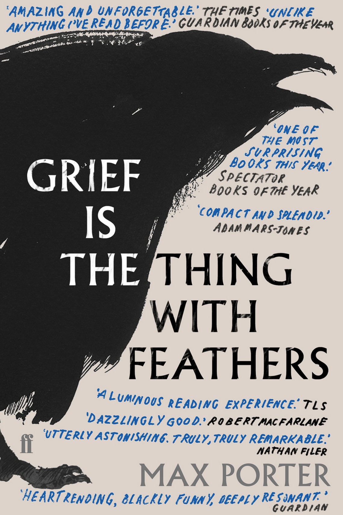 Grief Is The Thing With Feathers from Max Porter 