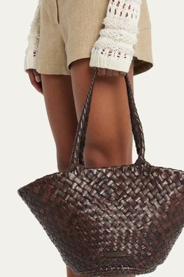 Kai Woven Leather Tote Bag from Loeffler Randall
