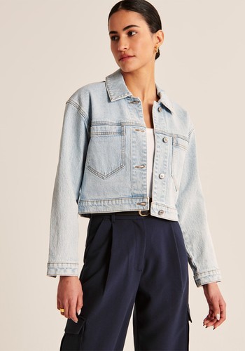 Cropped Denim Jacket