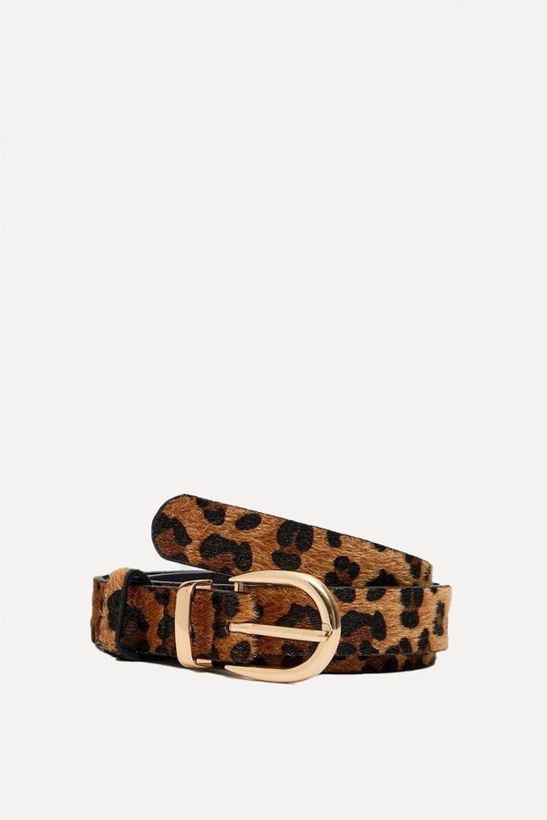 Leopard Print Belt