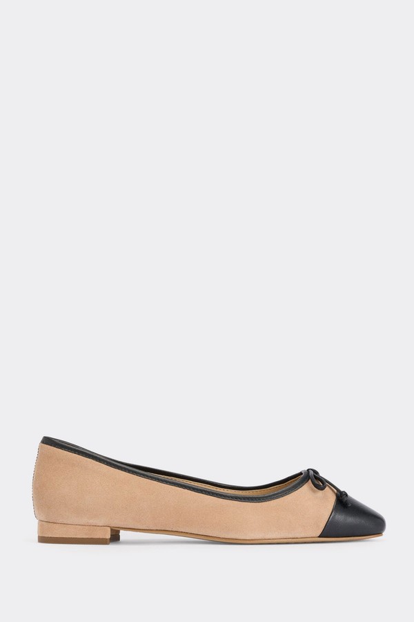 Toe Cap Ballet Flats from Boden