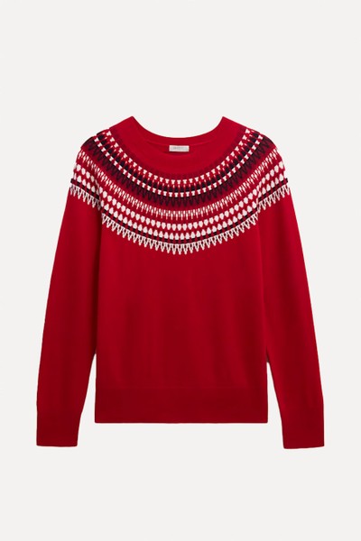 Greta Fairisle Jumper With Cashmere from Hobbs