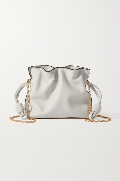 Flamenco Nano Leather Clutch from Loewe