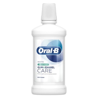 Gum & Enamel Care Fresh Mint Mouthwash from OralB