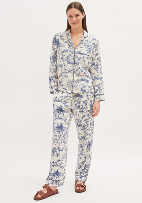 Toile De Jouy Pyjama Shirt from Jigsaw