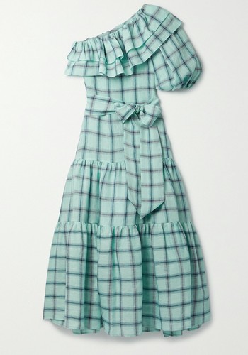 Green Check Dress from Lisa Marie Fernandez