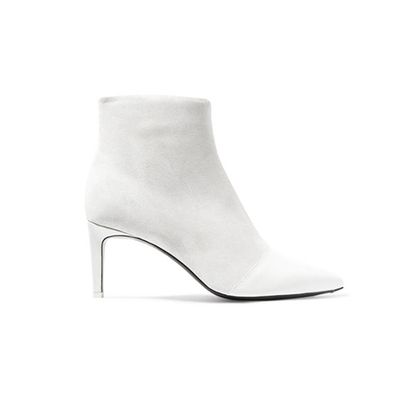 Beha Paneled Leather And Suede Ankle Boots from Rag & Bone