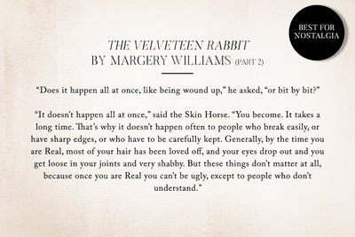 The Velveteen Rabbit by Margery Williams