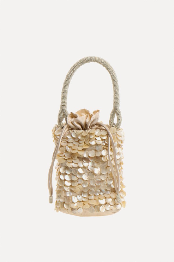 Mother Of Pearl Embellished Bag from Mirasol