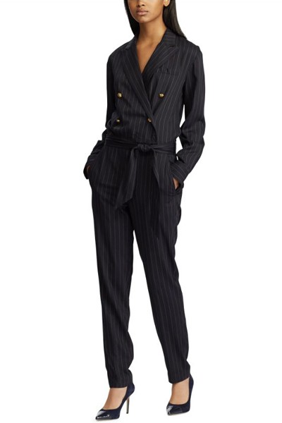 Pinstripe Jumpsuit