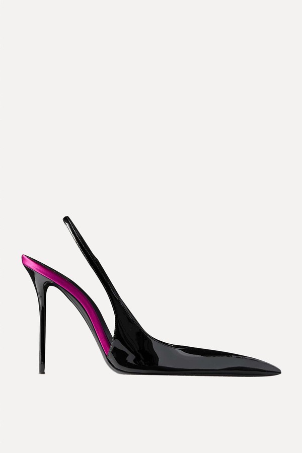 Amalia Slingback Pumps from Saint Laurent
