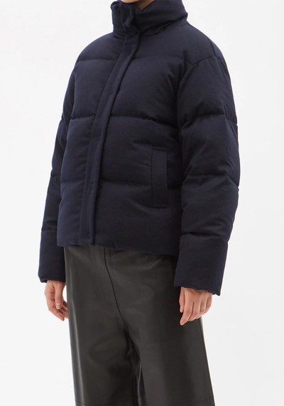 Carah Quilted Wool-Blend Flannel Down Jacket from Joseph