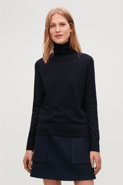 Merino Roll Neck Jumper from Cos