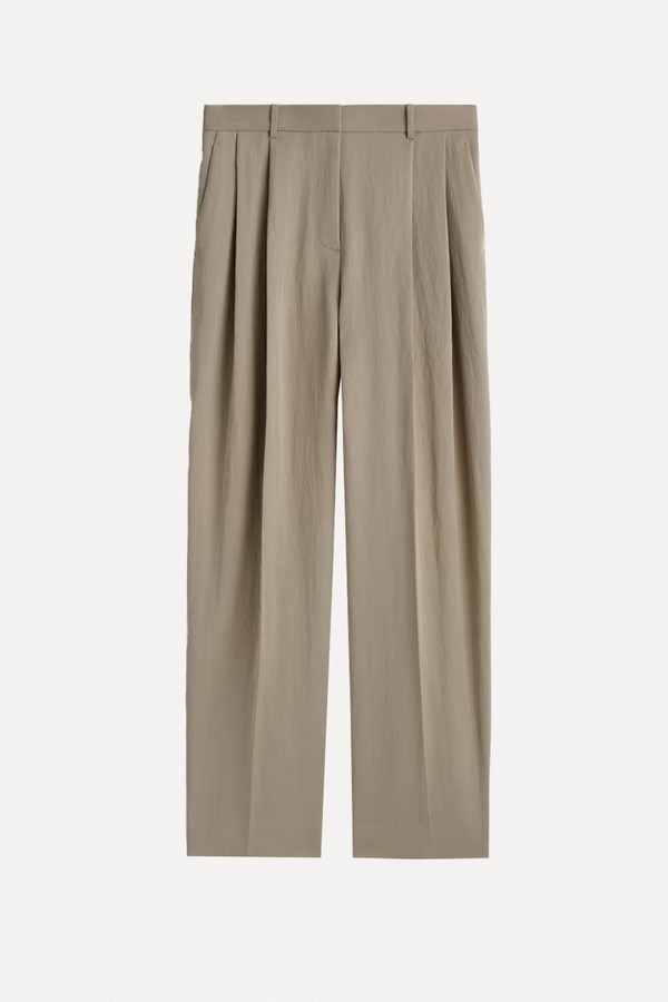 Relaxed Fluid Wide-Leg Trousers from cos