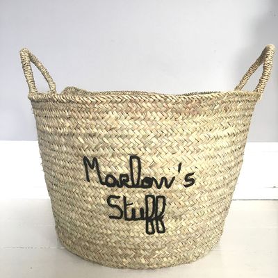 Personalised Embroidered Extra Large Basket from Edit 58