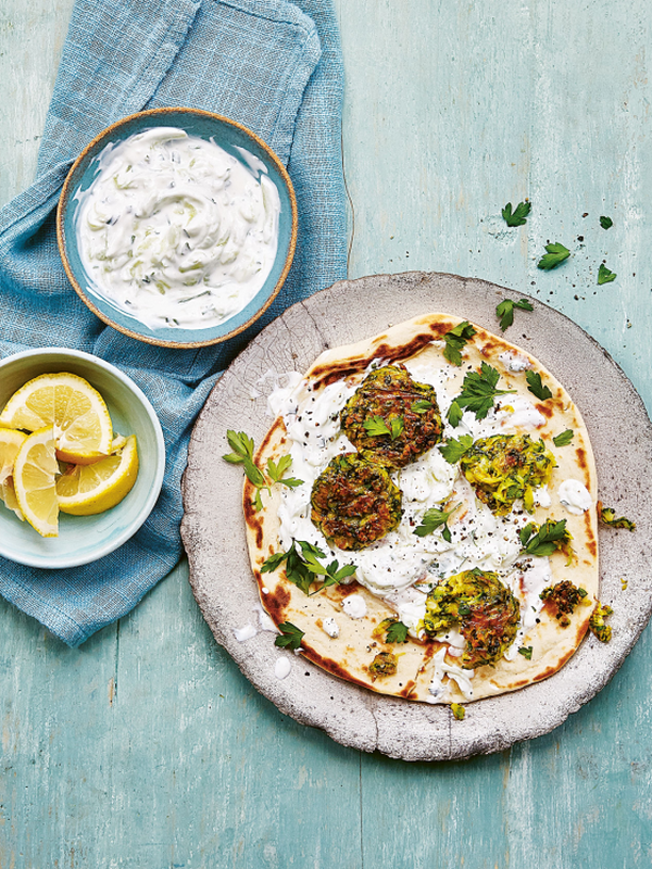 Greek-Style Falafel Fritters