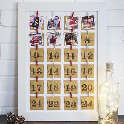 Personalised Photo Framed Advent Calendar from Instajunction
