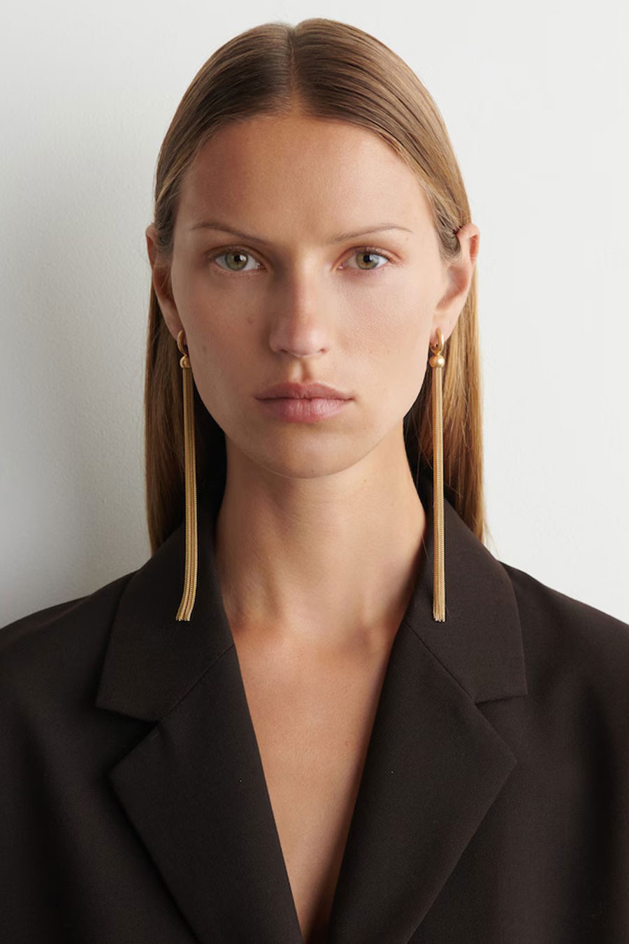 Elongated Tasselled Earrings from COS