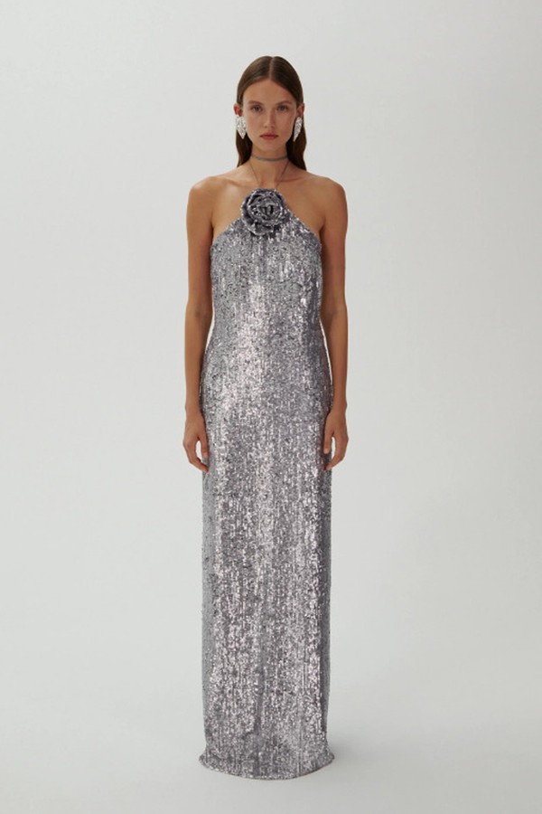 Choker Sequin Maxi Dress from Magda Butrym