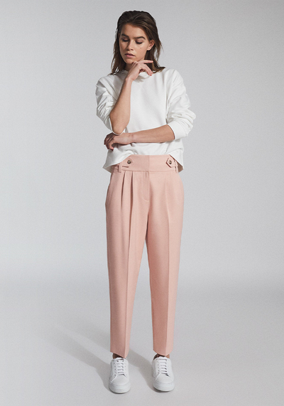 Stevie High Waisted Cropped Trousers