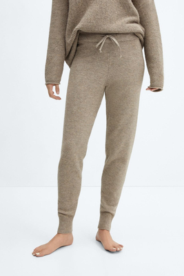 Knit Jogger-Style Trousers from Mango