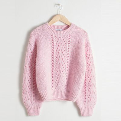 Eyelet Knit Sweater from & Other Stories