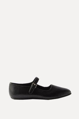 Ava Leather Mary Jane Flats  from The Row