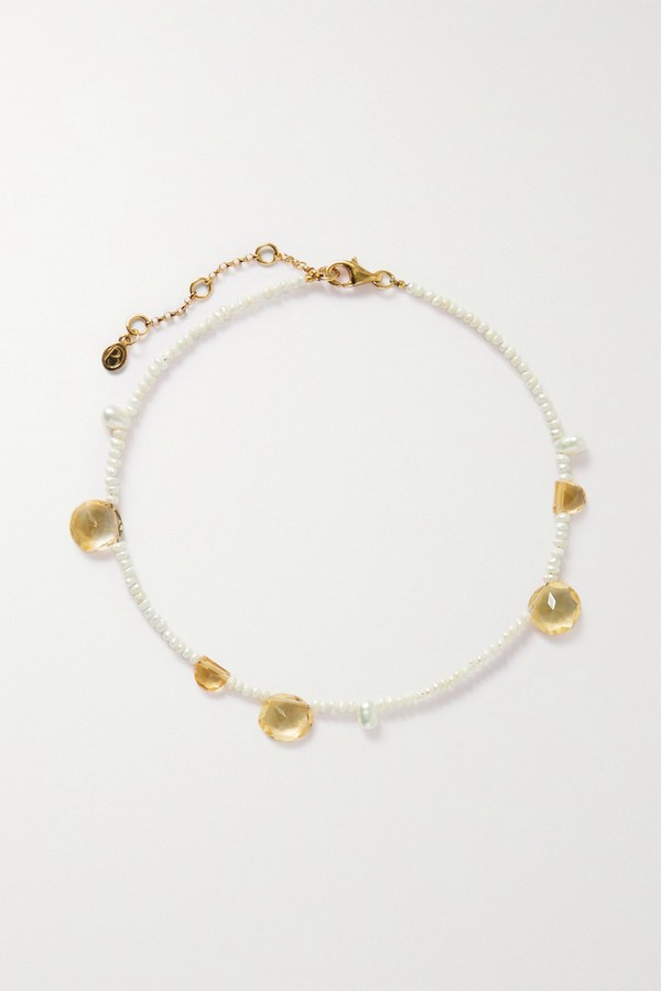 The Sun Recycled Gold Vermeil Anklet from By Pariah