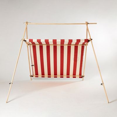 Red Striped Sunshade from La Tente Islaise