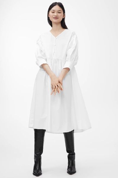 Wide Poplin Dress from Arket