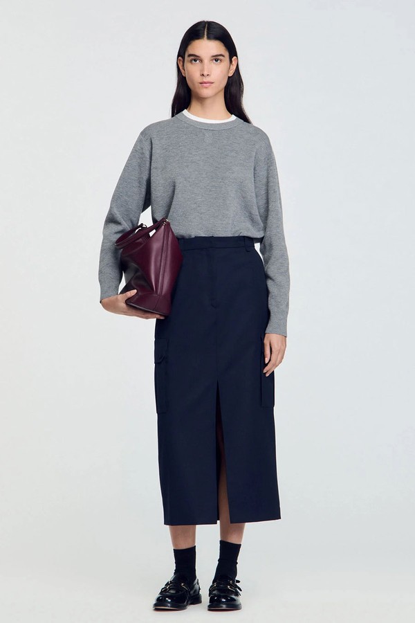 Long Cargo Skirt from Sandro