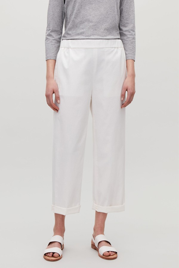 Cotton Poplin Trousers from Cos