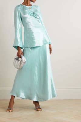 Moonglade Linen-Blend Maxi Skirt from Aje