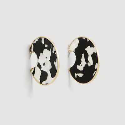 Tortoiseshell Earrings from Mango