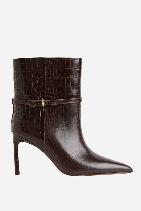 Ankle-High Leather Boots from H&M